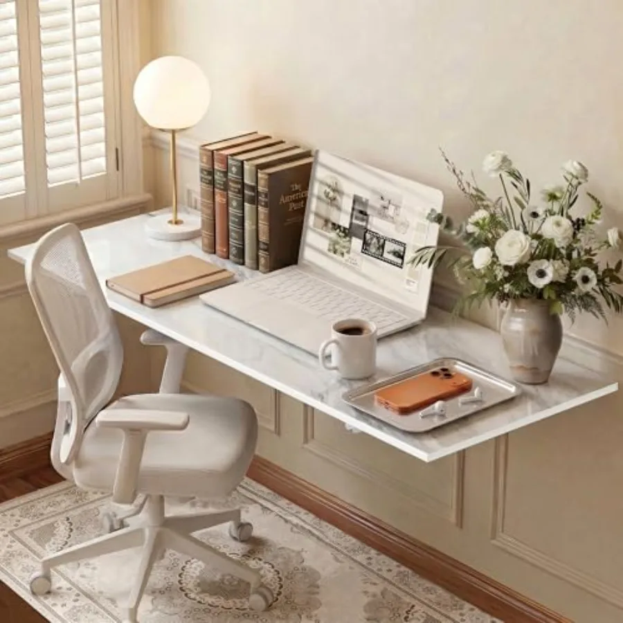 

Wall Mounted Folding Table for Office Fold Down Desk Laundry Folding Table Wall Mounted for Laundry Room/Home Kitchen Length 47