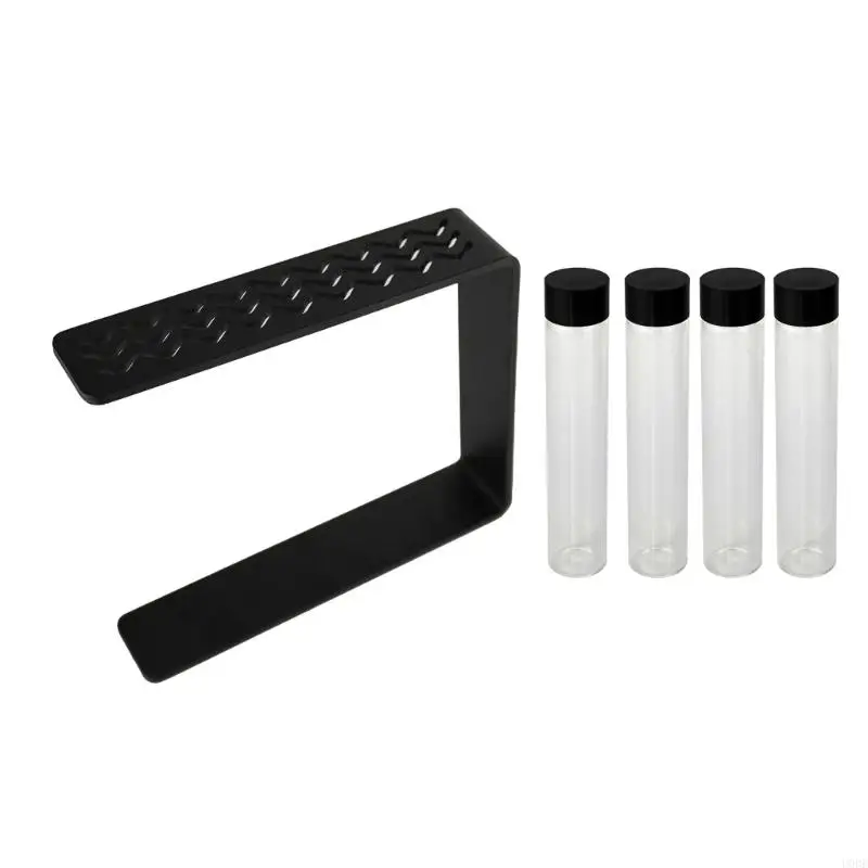 Coffee Bean Storage Tubes Glass Display Rack Single Dose Tubes Coffee Bean Storage Container for Coffee Bean