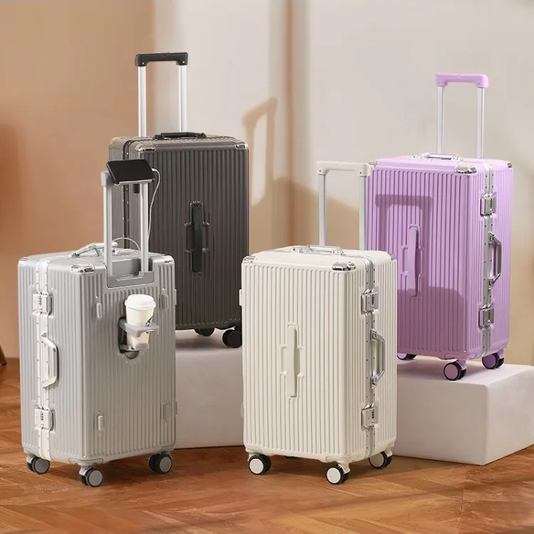 

Multi functional luggage, women's suitcase, large capacity 28 inch password box, student travel suitcase