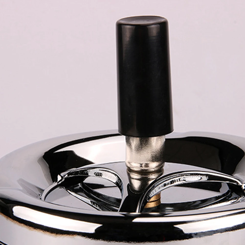 8-الكرة منفضة سجائر الحديد السجائر السيجار منفضة سجائر لحامل البار سطح المكتب ديكور للمنزل مكتب بار مقهى استخدام الأسود