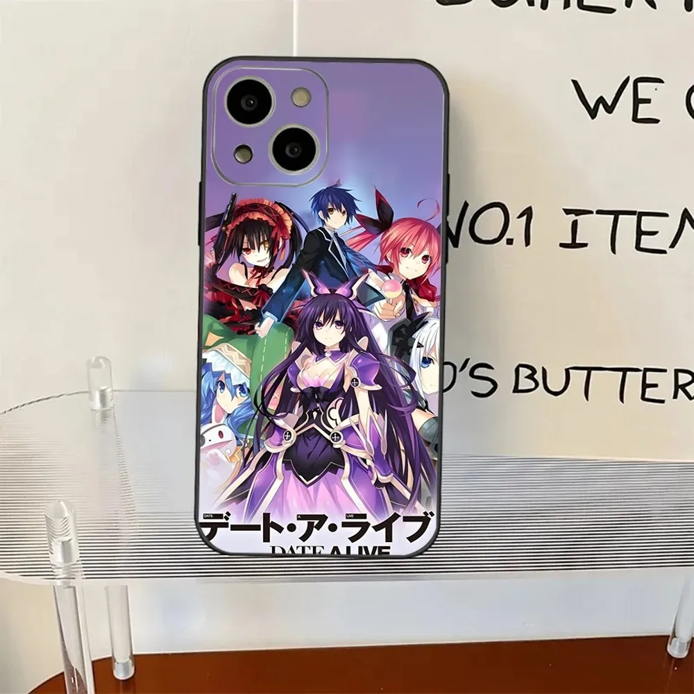 Anime D-DATE A L-LIVE Phone Case For iPhone 11,12,13,14,15,XS,XR,X,Mini,Pro,Max,Plus Shell