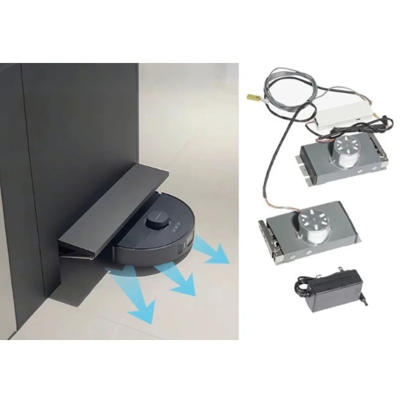 Automatic Door Opener with Sensor, Electric Telescopic Rod for Sweeping Robot Cabinet, Smart Accessory Kit