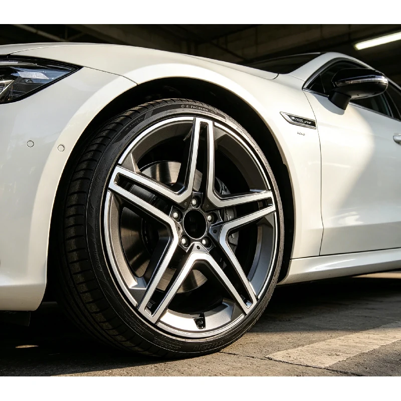 Hot Selling 20-Inch Five-Piece Heat Dissipation Fast Casting With Center Cover Simple Wheel Hub Factory Premium Car Accessories