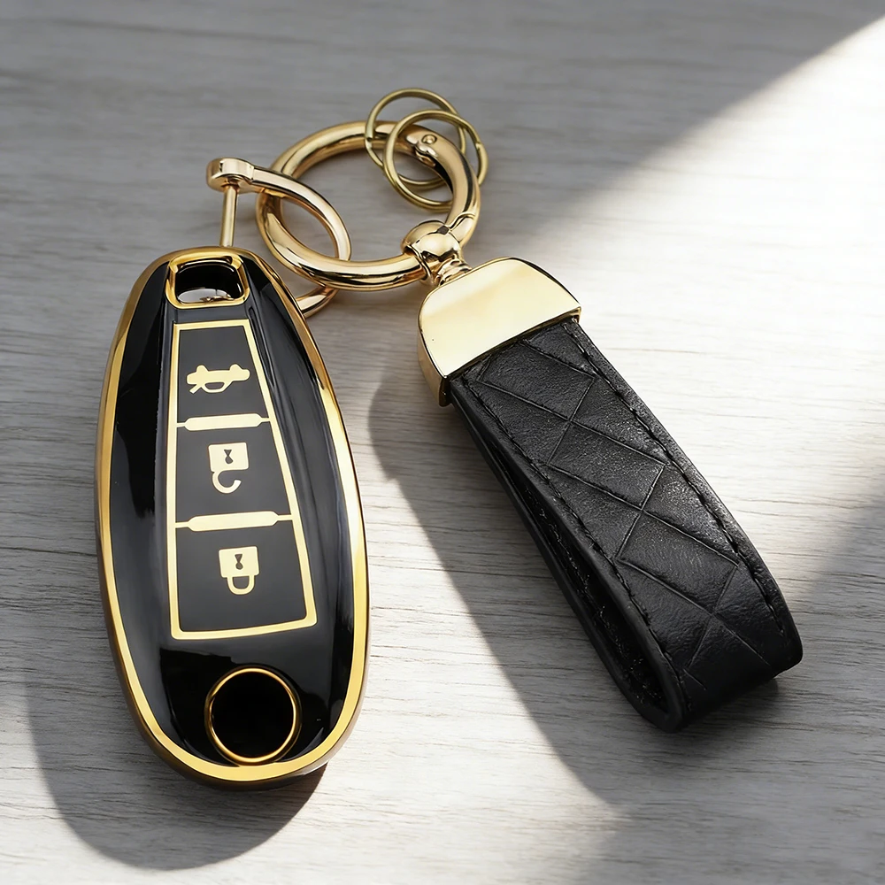 Key Cover Case Key Chain For Suzuki Baleno Ertiga Ciaz Ignis Kizashi Swift SX4 S-Cross Vitara TPU Car Smart Key Case Protector