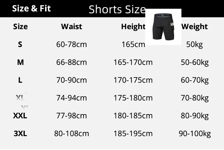 Pantaloncini sportivi aderenti uomo con tasca