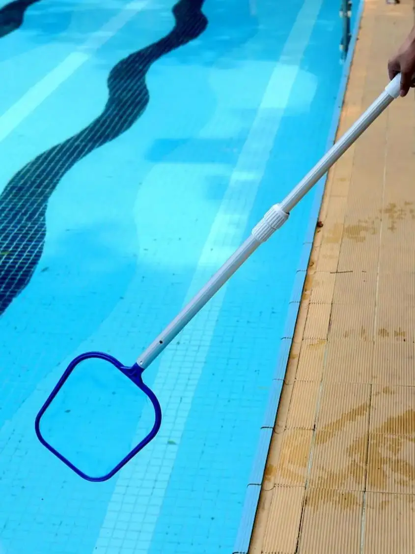 Leaf Rake Mesh Frame Net Skimmer Cleaner Zwembad Spa Tool - afbeelding 2