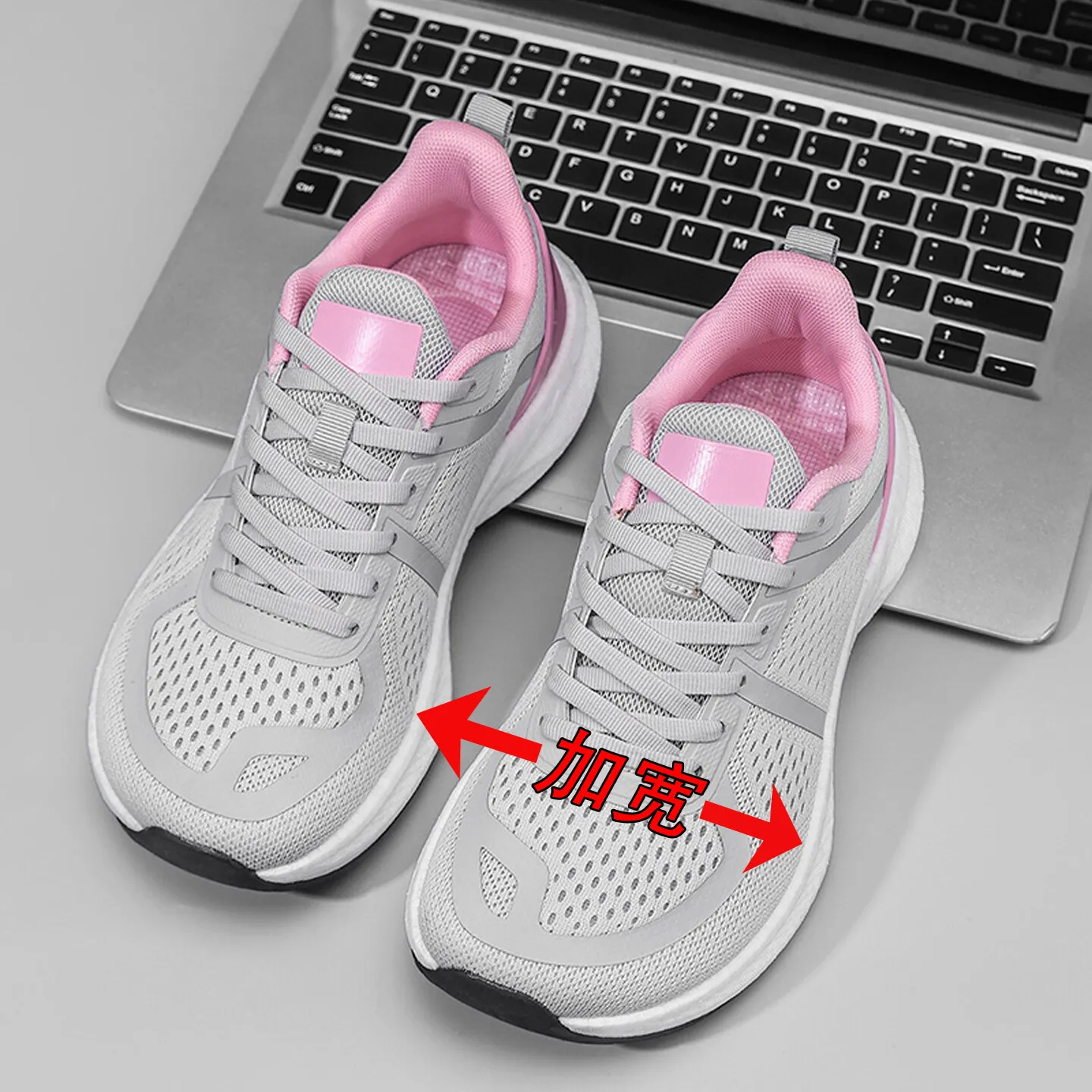 women's-running-shoes-wide-head-breathable-mesh-comfortable-sports-shoes-mom-walking-shoes-low-cut-summer-season-fashion-casual