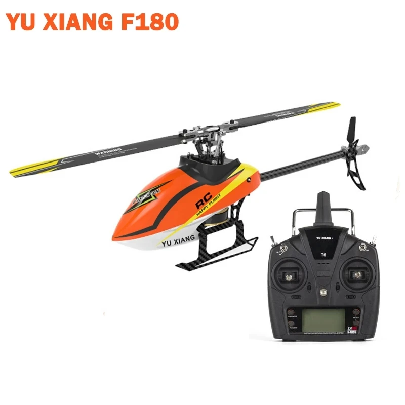 

YUXIANG F180 2.4G 6CH 6-axis Gyroscope 3D 6G System Brushless Motor Aileron-less Helicopter RC Quadcopter Remote Control