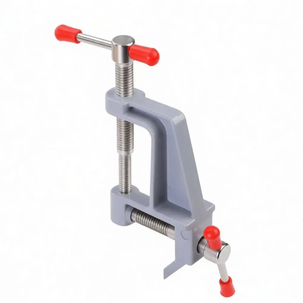 Mini Table Vise Aluminum Alloy Bench Clamp Worktable Holder Tool For Jewelry Model Making Repair Precision Handheld Vise