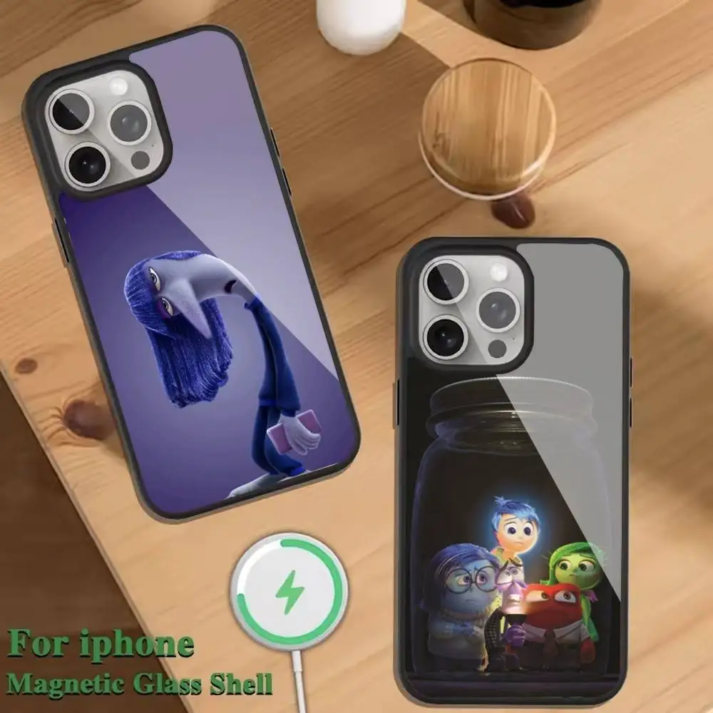

I-Inside O-Out 2-Ennui Phone Case For Magnetic Wireless Charge Cover For iphone 16 15 14 13 12 11 Pro Max Plus Coque