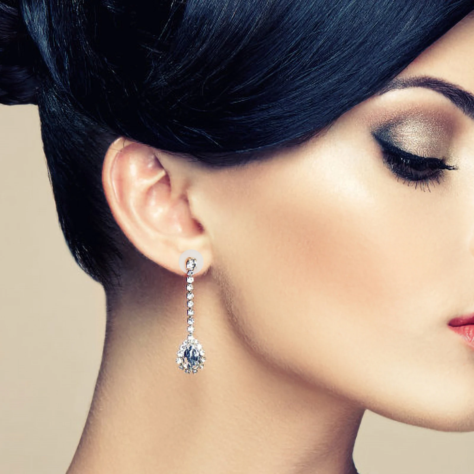 

50pcs Anti-Pain Earring Pads Transparent Discs For Jewelry Heavy Earring Support Plastic Backs Ear Lobe Patches Jewelry Making