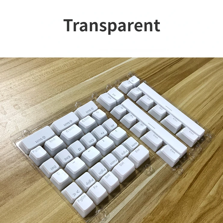 Puding Keycaps Kit suplemen 1.0U 1.25u 1.5U 1.75u tata letak untuk 6.0u Razer 6.5u Corsair Set tutup kunci dengan hitam/putih