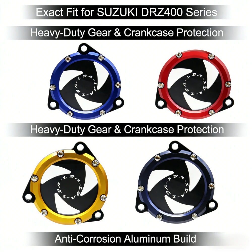 

Starter Idle Gear Cover For SUZUKI DRZ DRZ400E DRZ400S DRZ400SM Motorcycle Accessories DRZ400 Crankcase Cap Starter Gear Cover