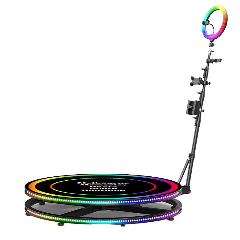 Party slow rotation Rotate camera 360 degree photo booth, automatic video 360 degree photo booth CD model