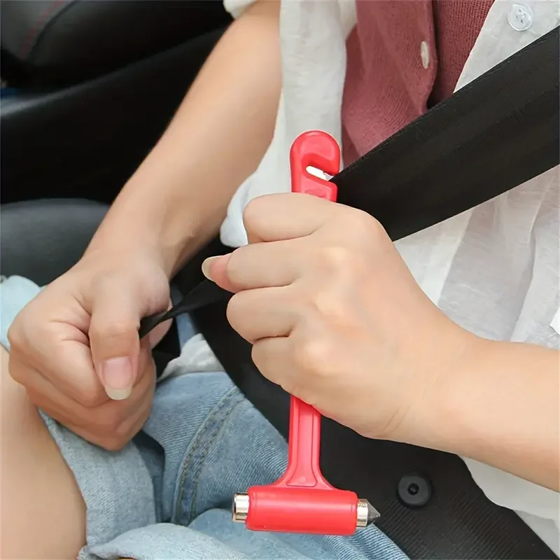 1pc Car Safety Hammer, Car Escape Hammer, Multi-functional Window Breaker Cutting Safety Belt, Portable Car Safety Hammer