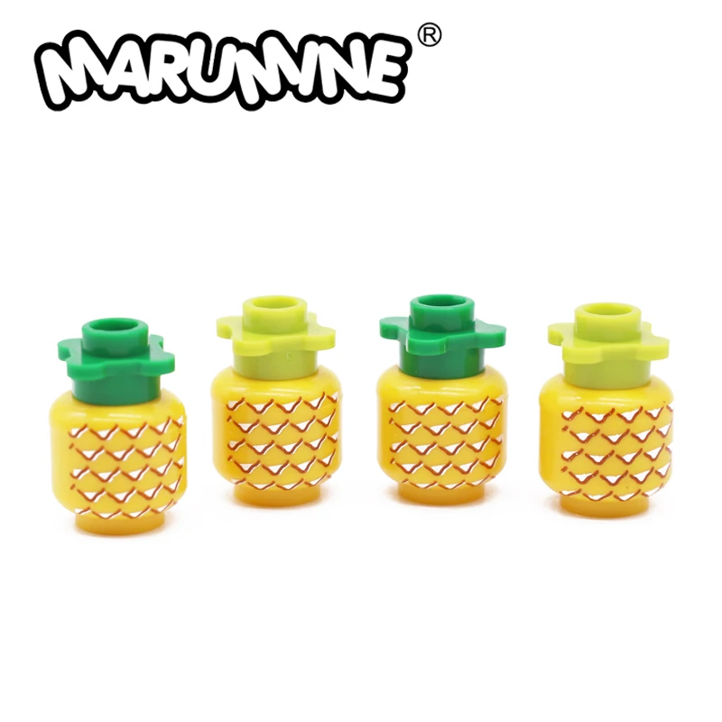 

Marumine 3626 cpb1018 Fruit Pineapple 50PCS Farm Plant Construction MOC Building Bricks Classic Build Block Accessories Parts