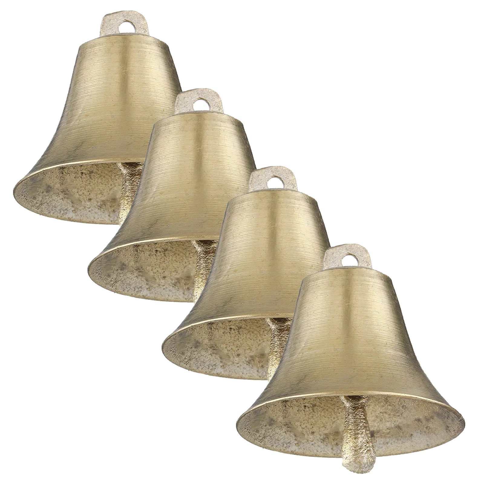 

4pcs Sheep Vintage Loud Cattle Bell For Farming Anti-Lost Grazing Metal Cow Bells Farming Accessory Small Copper Bell Decor