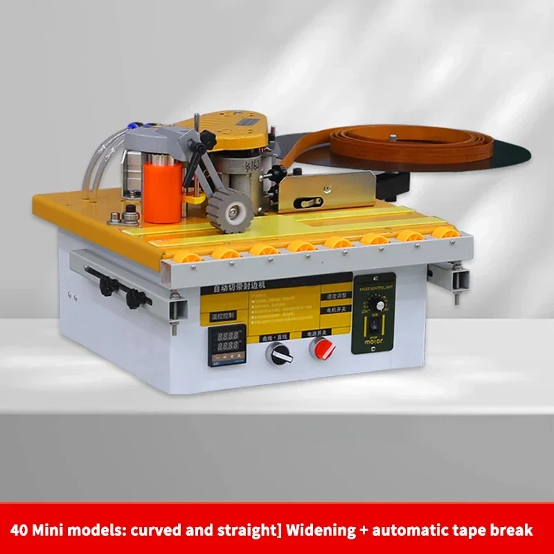 Portable 220V Double Side Gluing Woodworking Banding Hine Edge Bander For Wood Based Panels Hinery