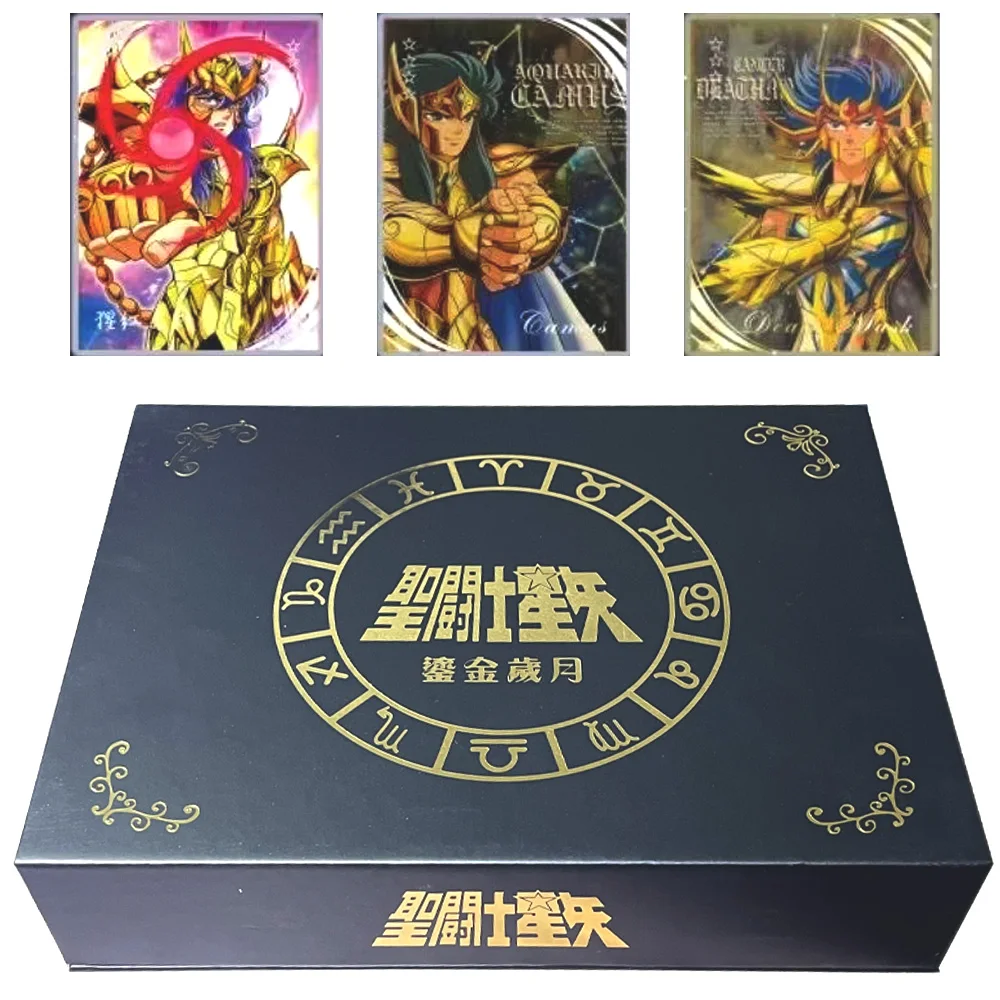 

2024New Genuine Saint Seiya Cards Anime Game Saints Awakening Collection Cards Gold Saints Shining Children's Gifts card