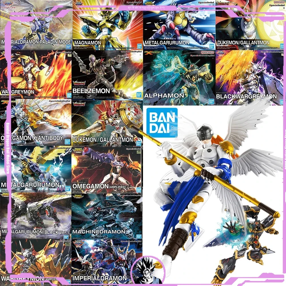 In Stock Bandai Digimon Adventure Angemon Alphamon War Greymon Omegamon Beelzebumon Garurumon Magnamon Anime