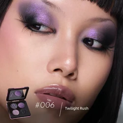Kaleidos Glitter Eyeshadow Makeup Palette 4 Colors High Pigmented Shimmer Glitter Eye Shadow Make Up Illuminator Pallet Gift Set