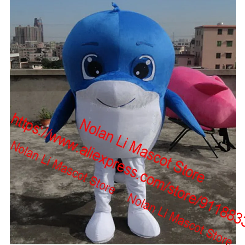 Hot Sales EVA Helmet Whale Mascot Costume Neutral Cartoon Suit Role Play Advertising Game Adult Size Holiday Gift 249