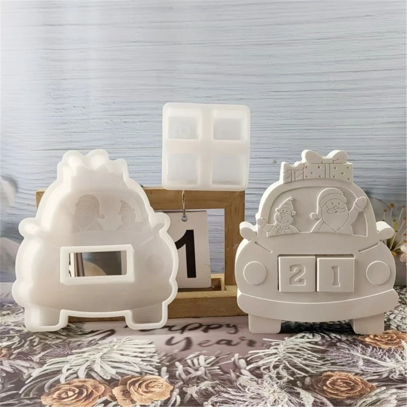 Multipurpose Sturdy Silicone Countdown Holder Mold Set Portable for Resin Plaster Craft Supplies Assorted Sizes image 5
