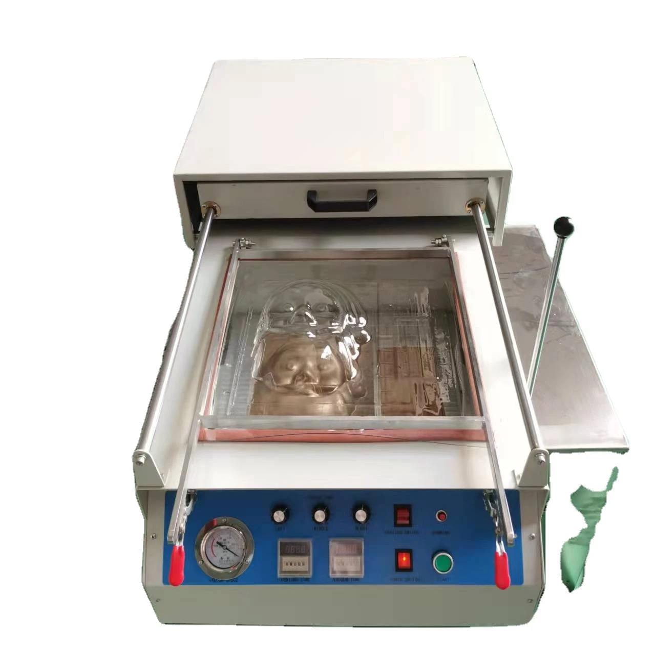 

Small mini desktop tabletop acrylic pvc plastic vacuum former / thermo vacuum forming machine