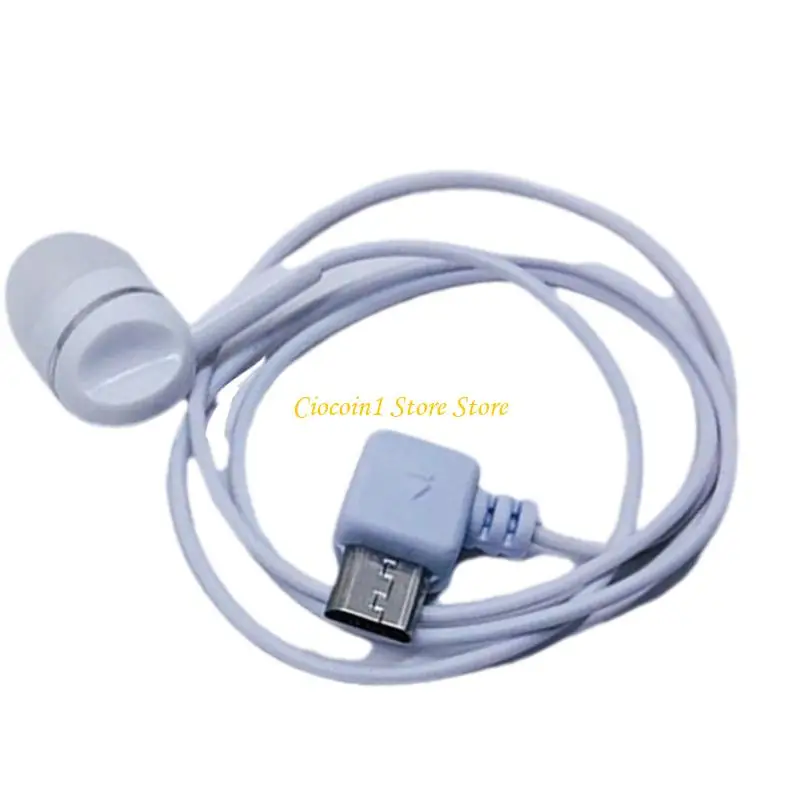 A3PC Compatible con auricular oído sola conexión 5PIN Construcción PVC Negro