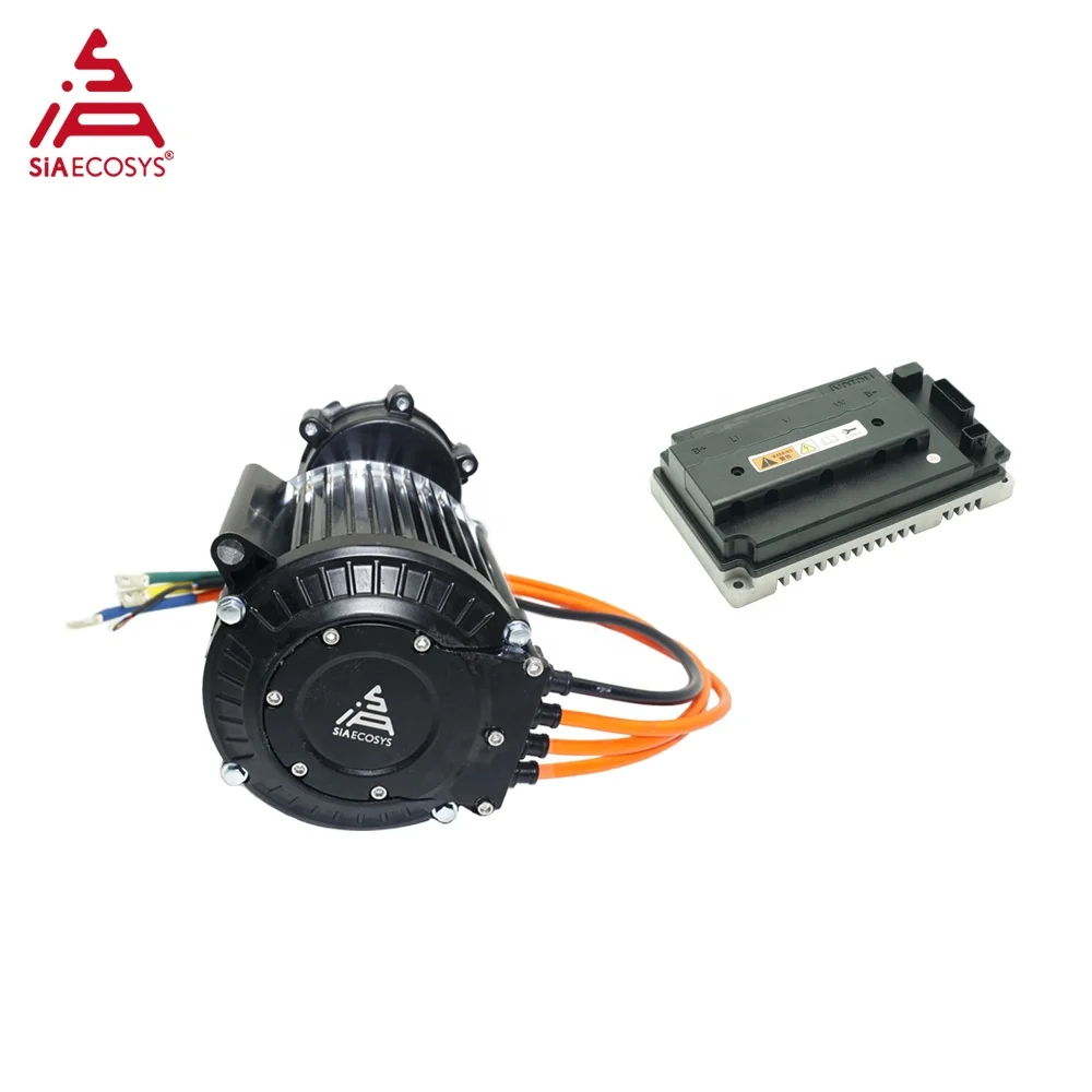 SiAECOSYS QS 120 60H 2000W V3 72V Mid Drive Motor with Gearbox for Electric Motorcycle and Bike