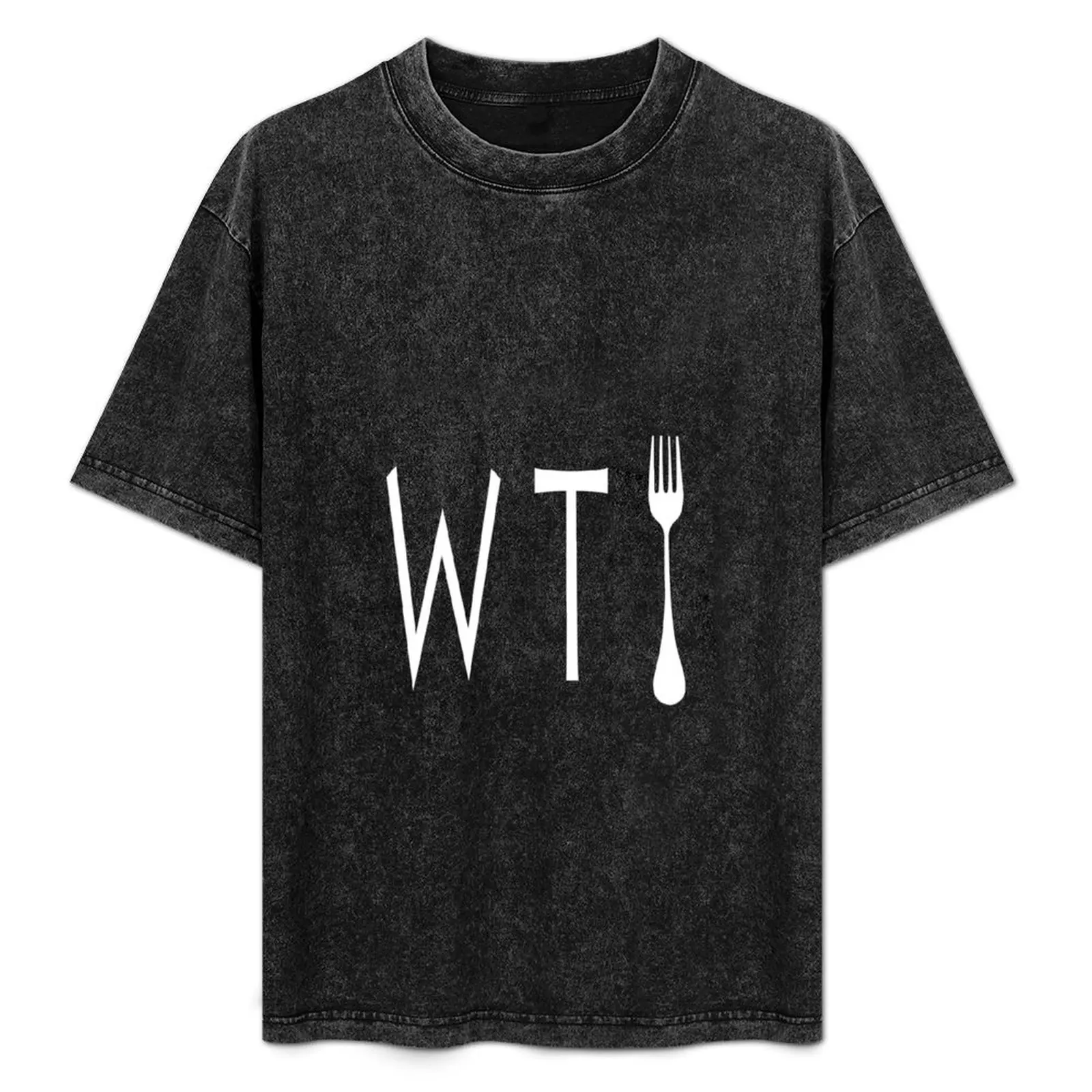 What the fork... T-Shirt plus size tops street wear graphic shirts men clothing