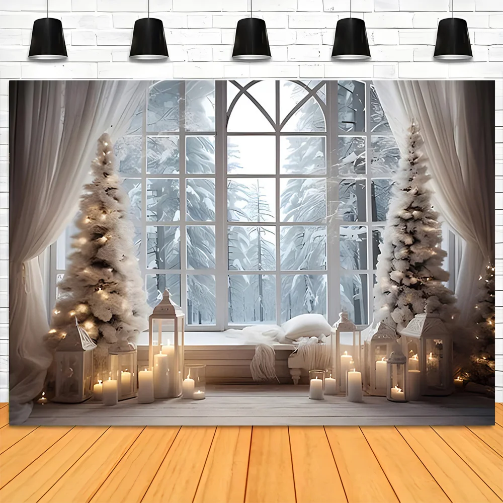 Merry Christmas Day Gift Photography Backdrops Props Indoor Decoration Winter Wonderful Xmas Eve New Year Background RD-09