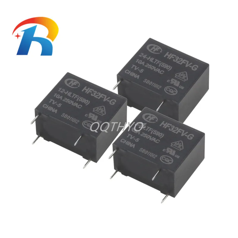 

Free Shipping 5Pcs Power Relay HF32FV-G 5/12/24V -HLTF HF32FV-G-5-HLTF HF32FV-G-12-HLTF HF32FV-G-24-HLTF 4Pin 10A250V relay