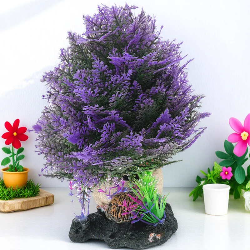 

Aquatic Artificial Plant For Fish Tank Plants Decorations Realistic Plastic Water Grass Aquarium Fish Tank Accessories
