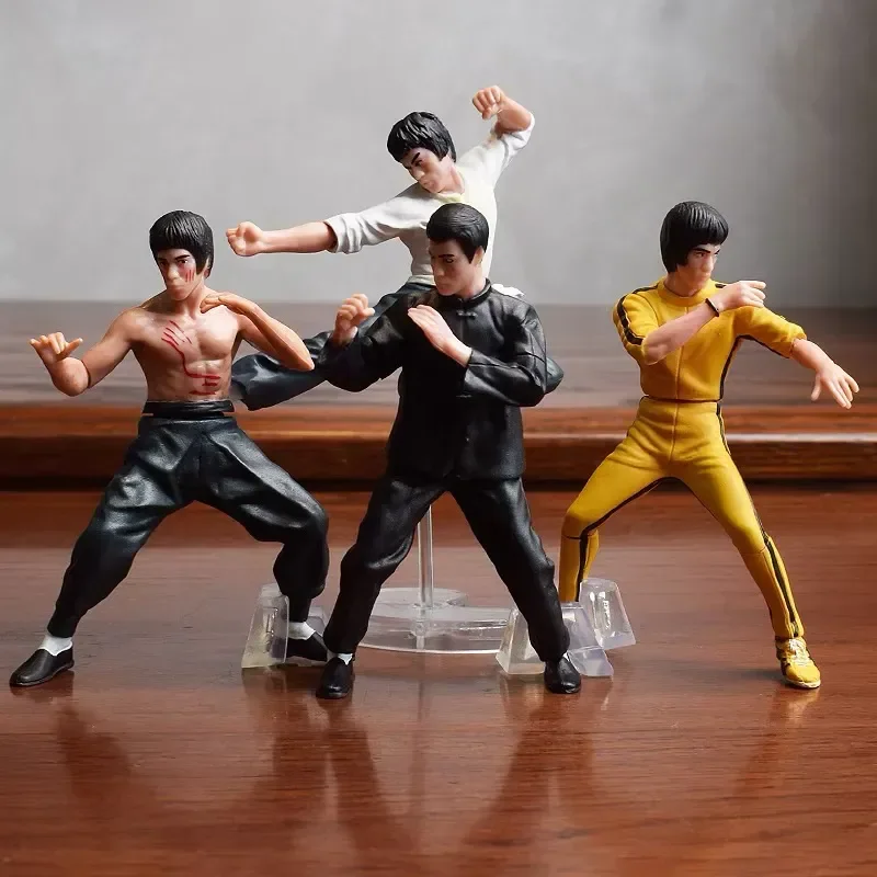 Set Of 4 Kung Fu Master Pvc Collection Figurine Toys Model Dolls  Desktop  Ornament Birthday Present Bedroom  Decoration