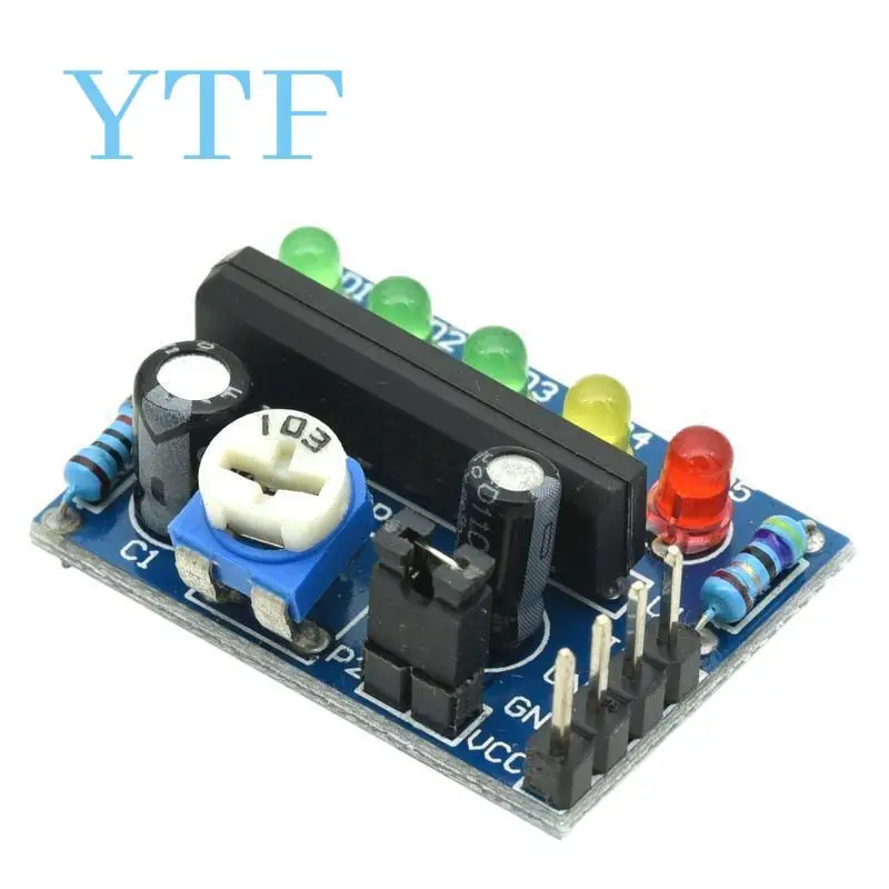 DC 3.5V-12V KA2284 Power Audio Voltage Level Indicator Battery Capacity Indicator Red Green LED For Voltmeter Volume VU Meter