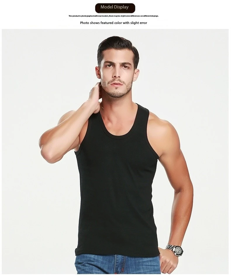 Men Fitness Clothing Tight Vest for Teenagers Workout Sleeveless T-shirts Sports Running Tops Gym Fitness Slimming Vest Tank To