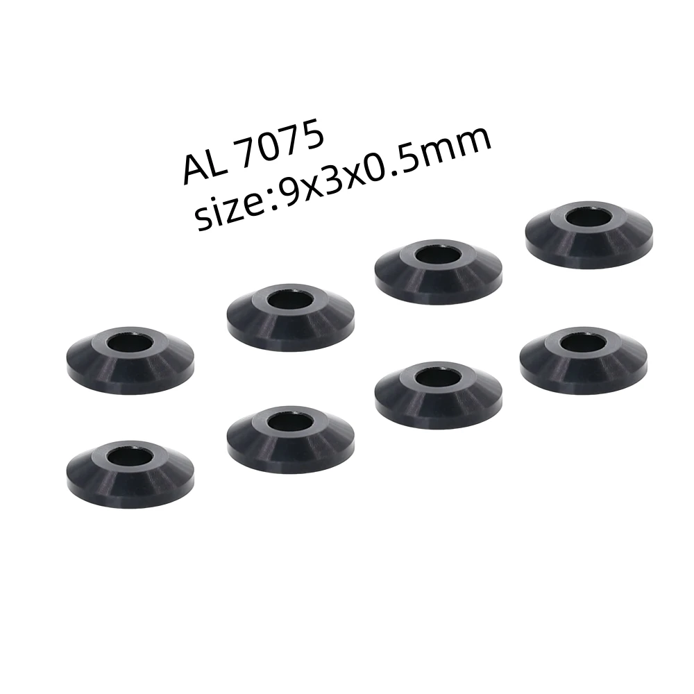 

Alu 7075 9*3*0,5 мм 1,0 мм 1,5 мм 2,0 мм конусная шайба для радиоуправляемого автомобиля 1/10 Xray X4'24 часть