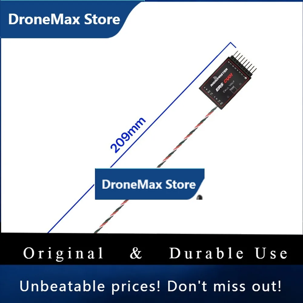DroMaRadioMaster ERS-CV01 Precision Cell Voltage Sensor For ExpressLRS PWM Receivers
