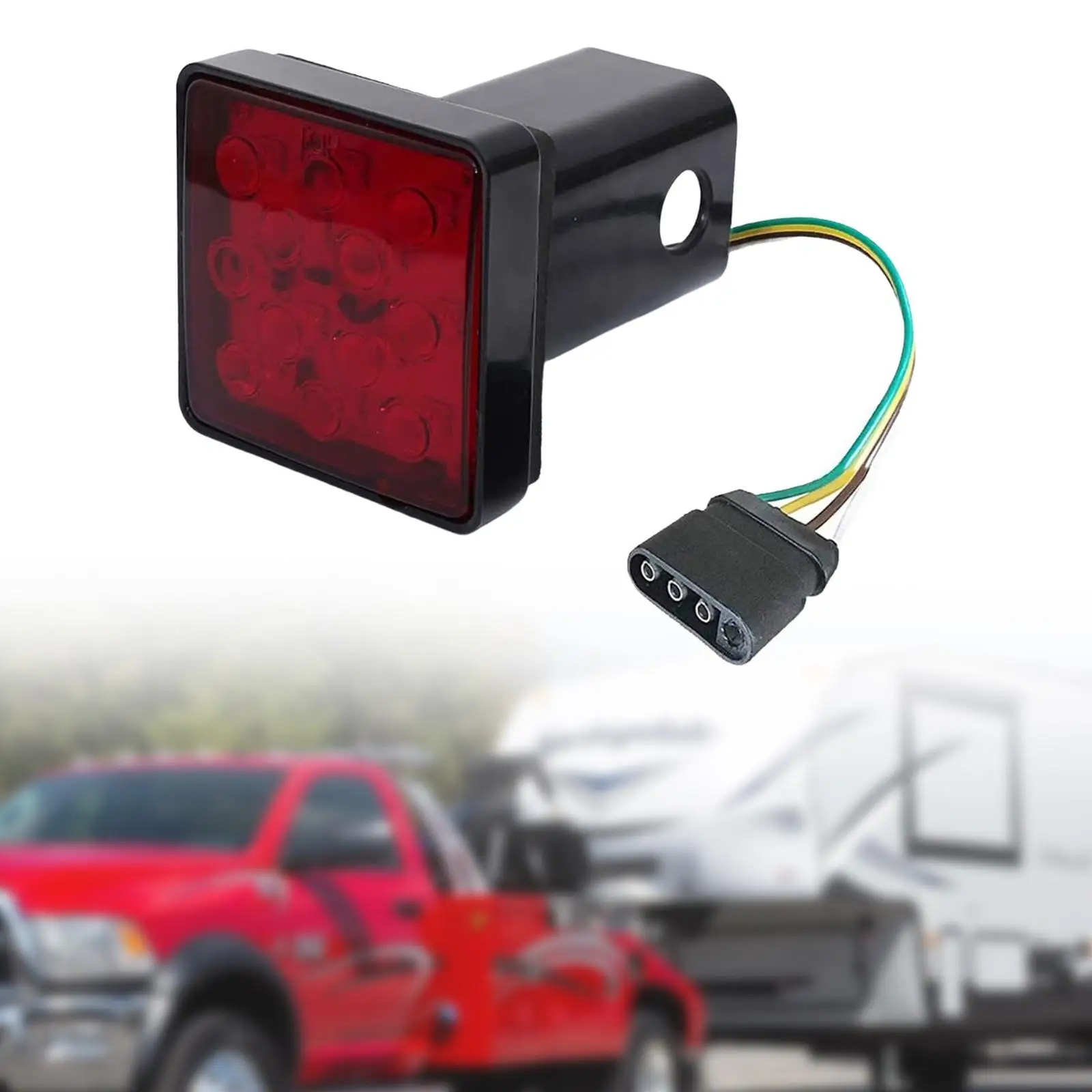 

High Performance Trailer Brake Tail Light 12V LED Waterproof Rear Lamp Portable Practical Accessories for Truck