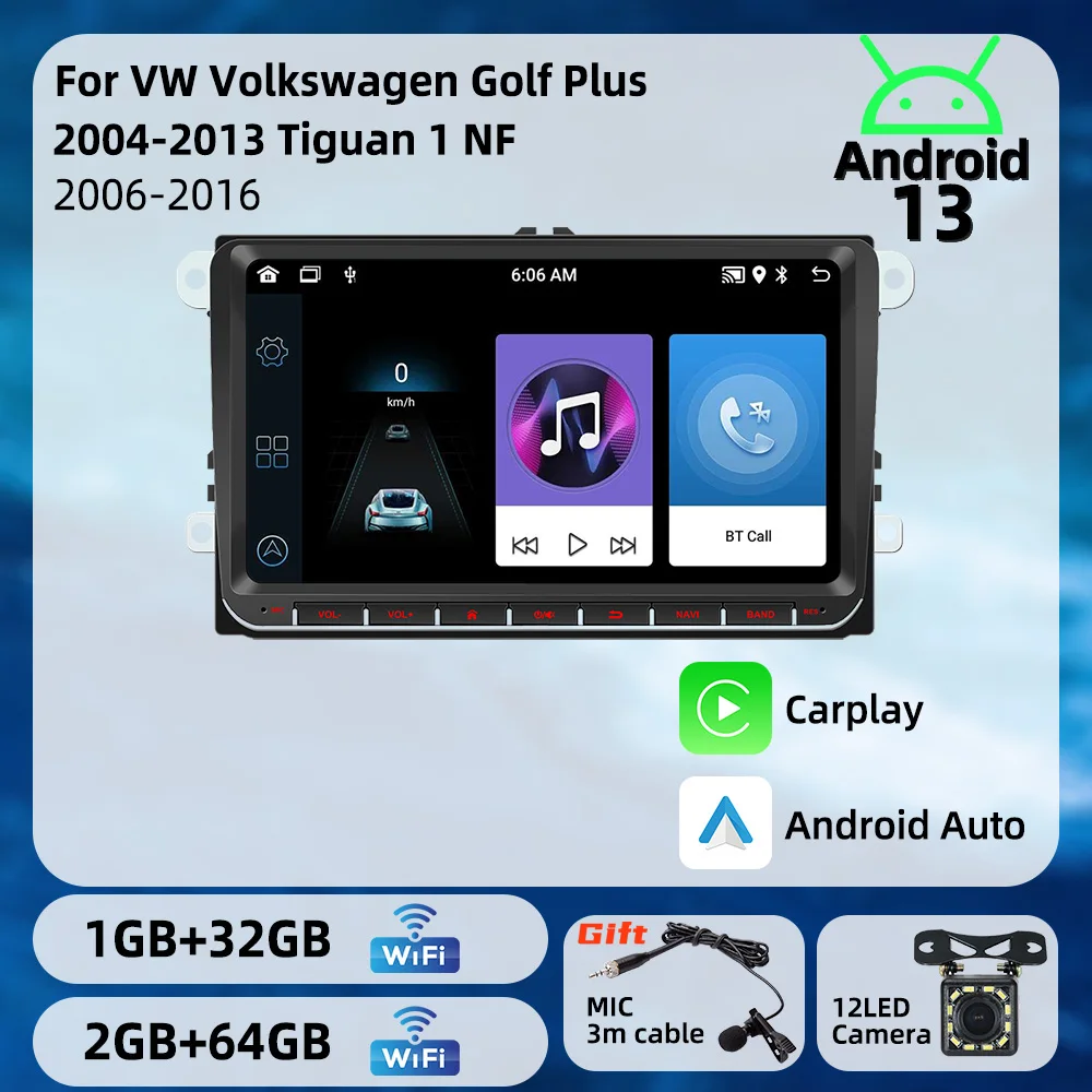 Carplay 9" 2Din Scr…