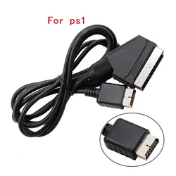 For Sony Playstation  PS 1 RGB SCART Cable TV AV Lead Replacement Connection Cable For PAL/NTSC Consoles
