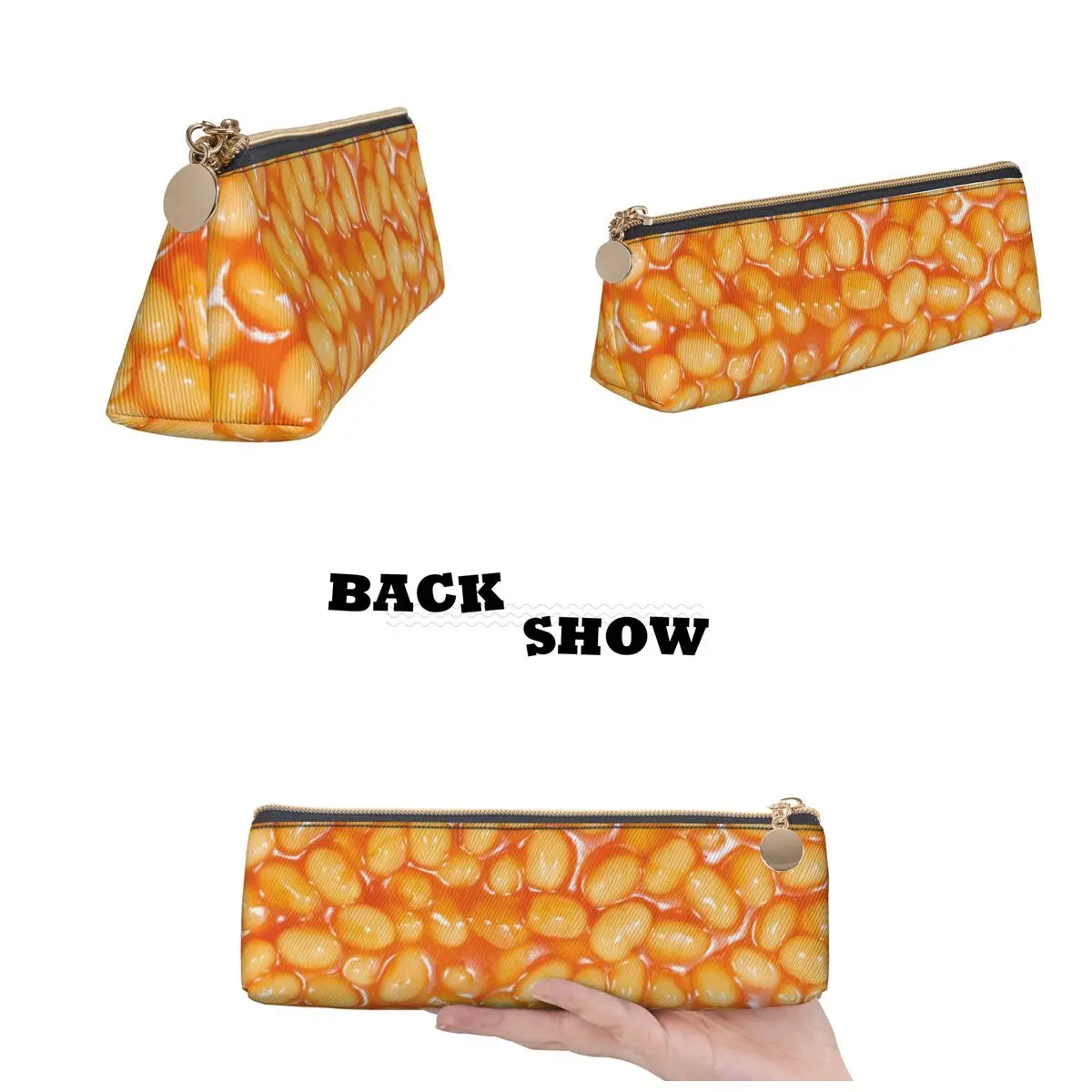 Baked Beans In Sauce Pencil Case Pencil Pouch Storage Stationery Supplies Pen Box Pencil Bag for Boy Girl School