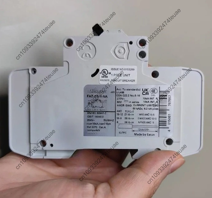 new FAZ-C2/1-NA electrical miniature circuit breaker 181889