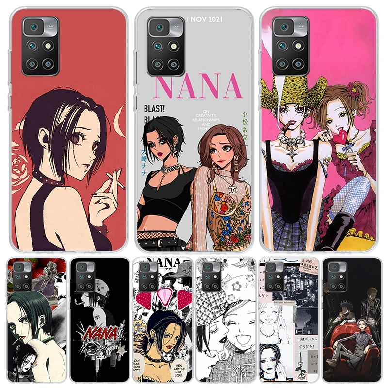 NaNa Osaki Anime Phone Case For Xiaomi 12C 12 10C 10 10A 9C 9 9A 9T 8A 8 7A 7 6A 6 Pro S2 K70 K60 K40 K20 Art Coque Capa