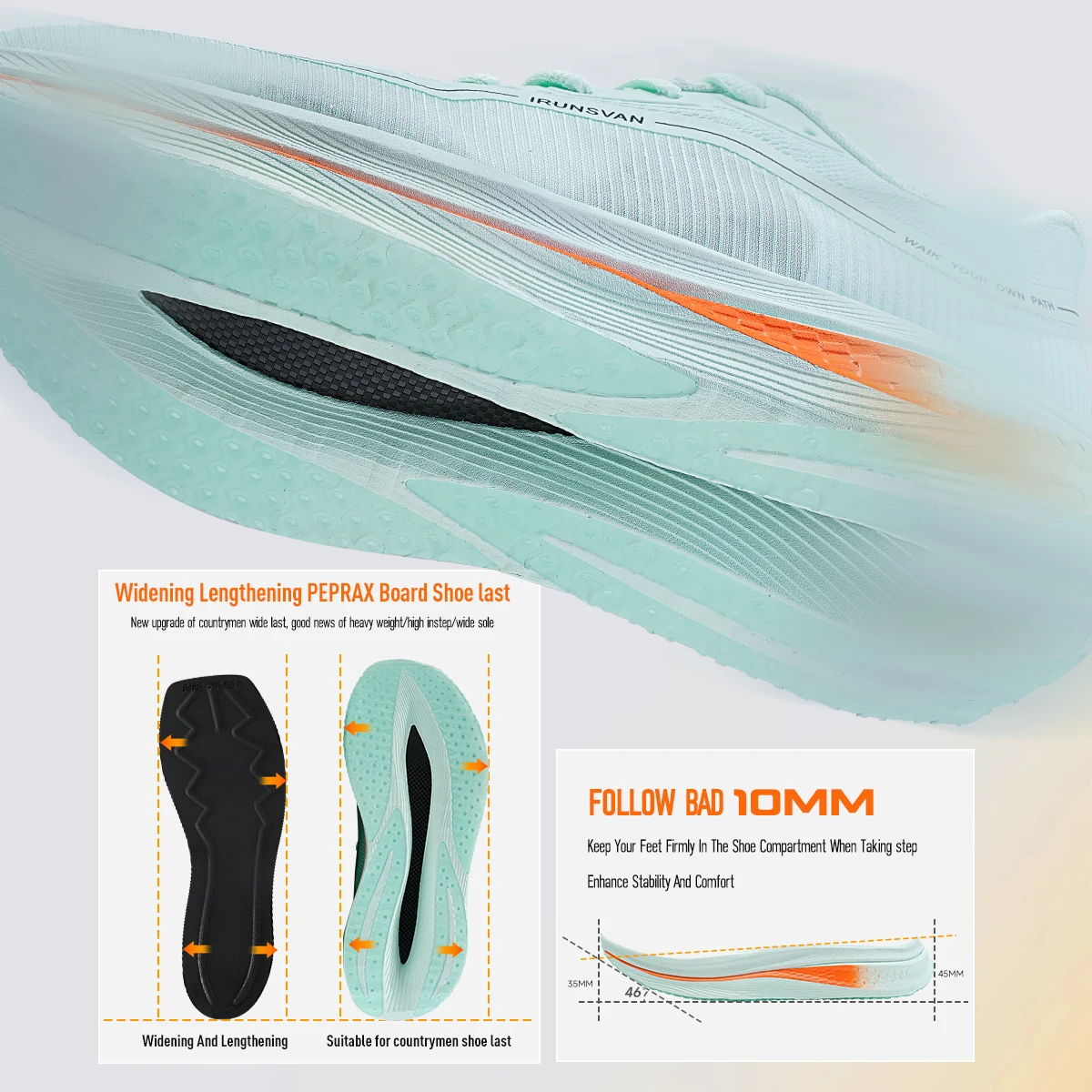 Women's Nylon Carbon Fiber Running Shoes Marathon Running Shoes Outdoor  Breathable Lightweight Casual Shoes 131