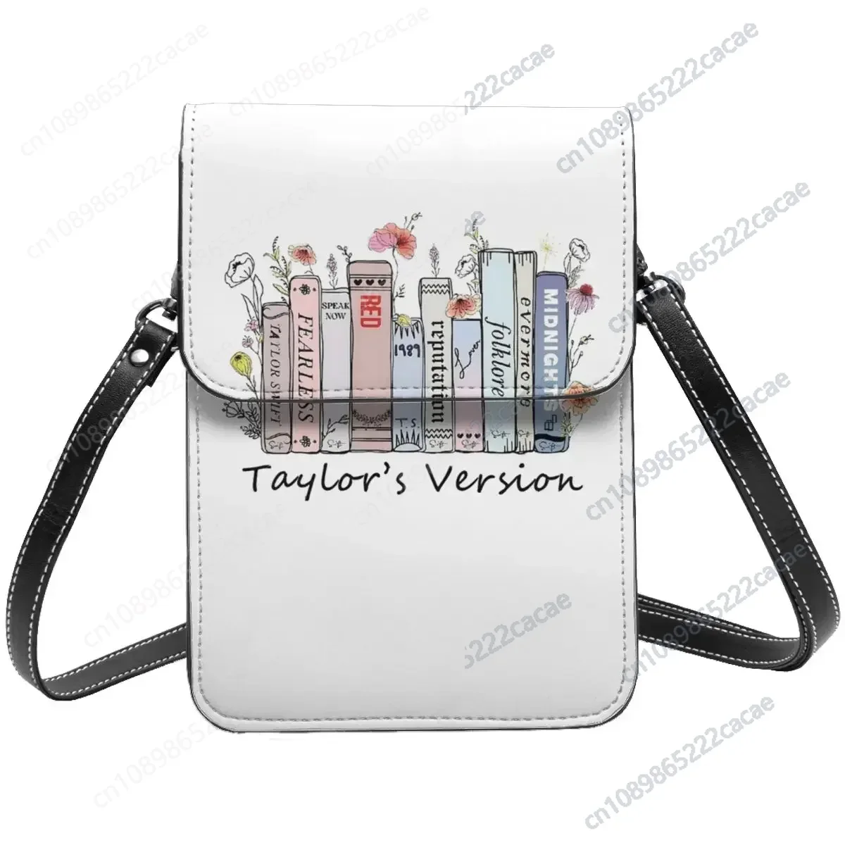 Taylors Album Shoulder Bag Music Vintage Gift Version Travel Leather Mobile Phone Bag Woman Bulk Funny Bags