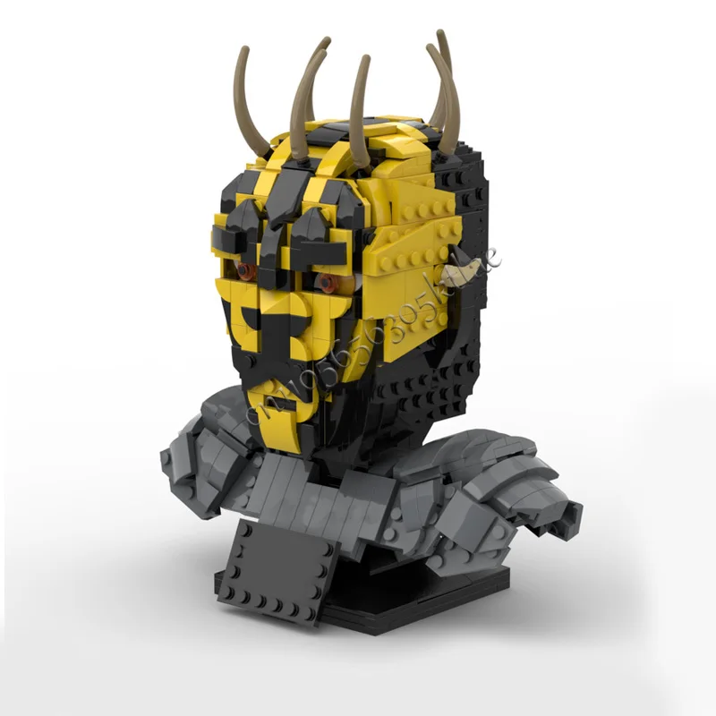 678PCS MOC Star Battle A Great Looking Darth Opress Head Helmets Model Building Blocks Stacking Bricks Creative Kid Toy Gift Diy