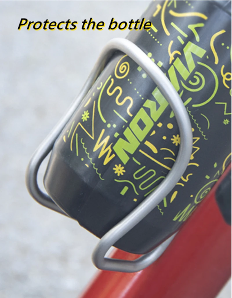 Chooee Flaschenhalter aus Titan, Fahrradflaschenhalter, Fahrradflaschenhalter, leichter Getränkehalter, Fahrradzubehör – Detail 9