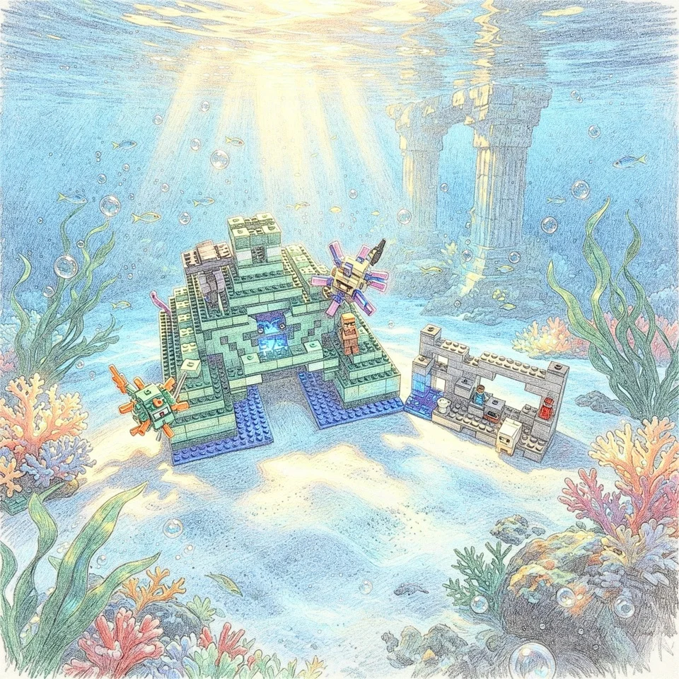 2026-new-seabed-model-creative-brick-marine-ruins-diy-assembling-adult-holiday-gifts-for-men-and-women